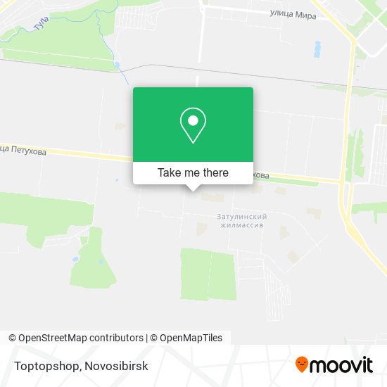 Toptopshop map