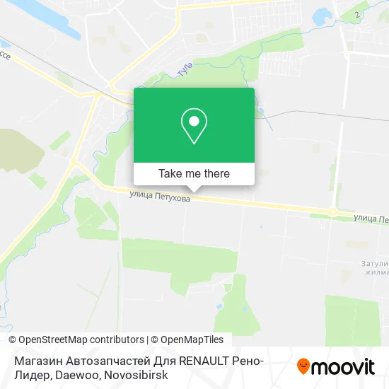 Магазин Автозапчастей Для RENAULT Рено-Лидер, Daewoo map