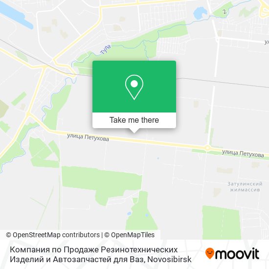 Компания по Продаже Резинотехнических Изделий и Автозапчастей для Ваз map