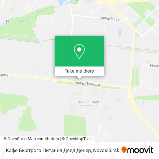 Кафе Быстрого Питания Дядя Дёнер map