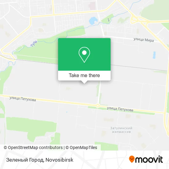 Зеленый Город map