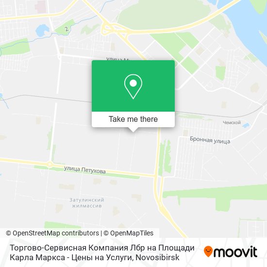 Торгово-Сервисная Компания Лбр на Площади Карла Маркса - Цены на Услуги map