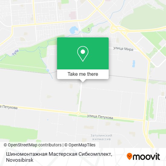 Шиномонтажная Мастерская Сибкомплект map