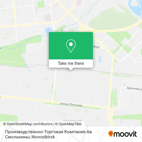 Производственно-Торговая Компания Ав Смолькины map