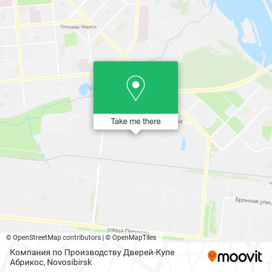 Компания по Производству Дверей-Купе Абрикос map