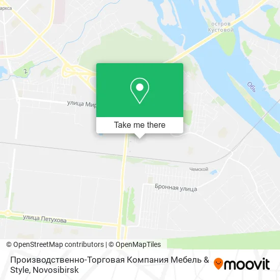 Производственно-Торговая Компания Мебель & Style map