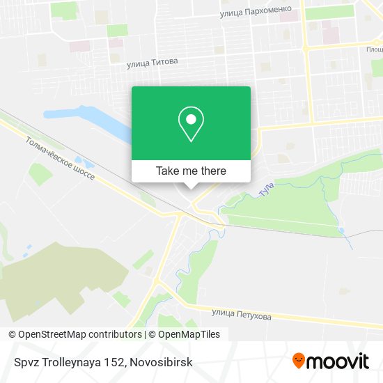 Spvz Trolleynaya 152 map