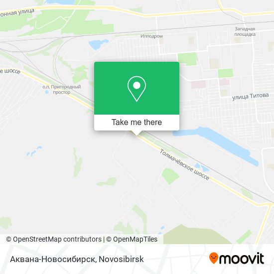Аквана-Новосибирск map