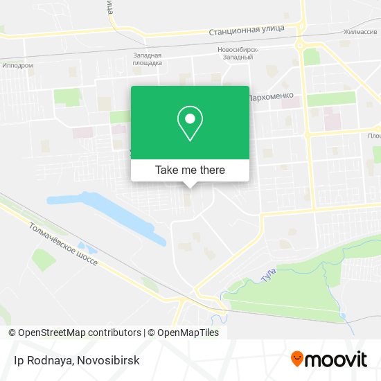 Ip Rodnaya map