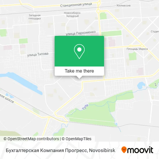 Бухгалтерская Компания Прогресс map