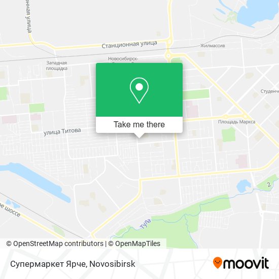 Супермаркет Ярче map