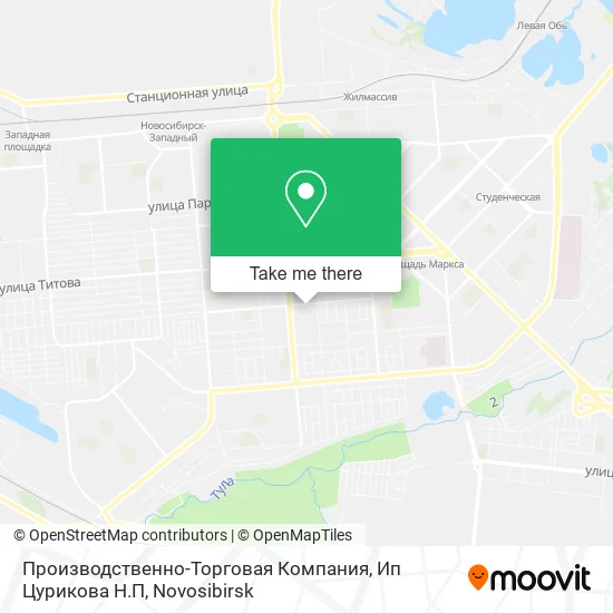 Производственно-Торговая Компания, Ип Цурикова Н.П map