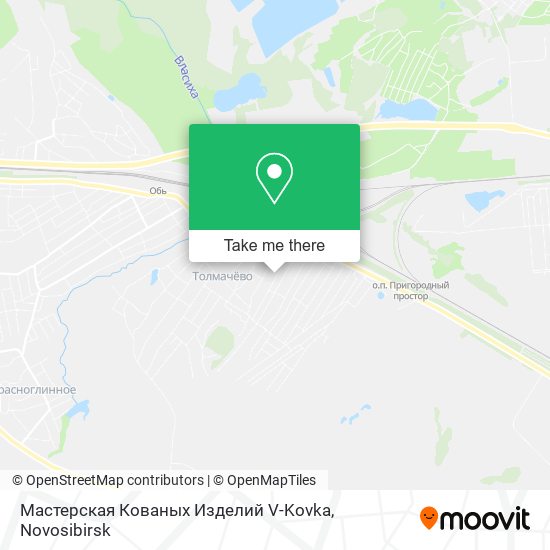 Мастерская Кованых Изделий V-Kovka map