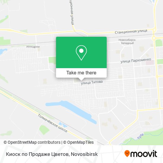 Киоск по Продаже Цветов map