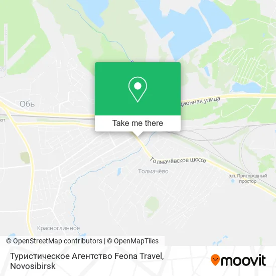 Туристическое Агентство Feona Travel map