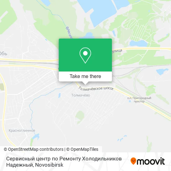 Сервисный центр по Ремонту Холодильников Надежный map