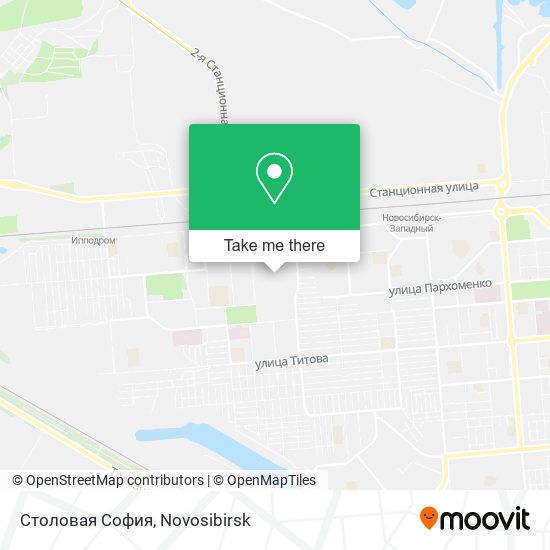 Столовая София map