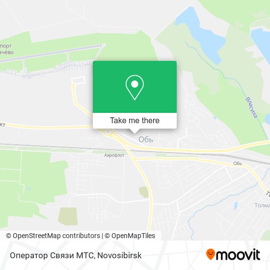 Оператор Связи МТС map