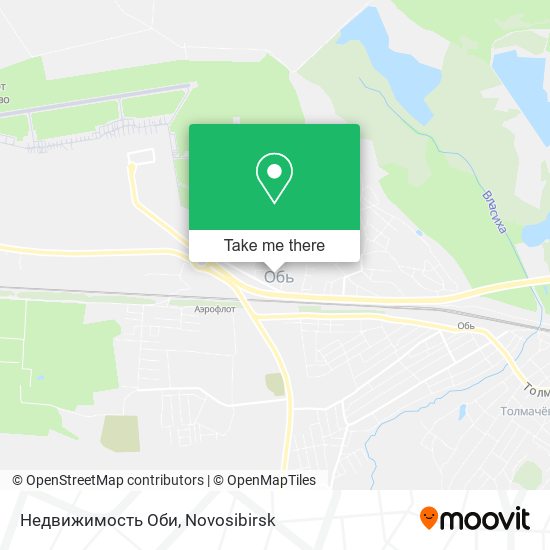 Недвижимость Оби map