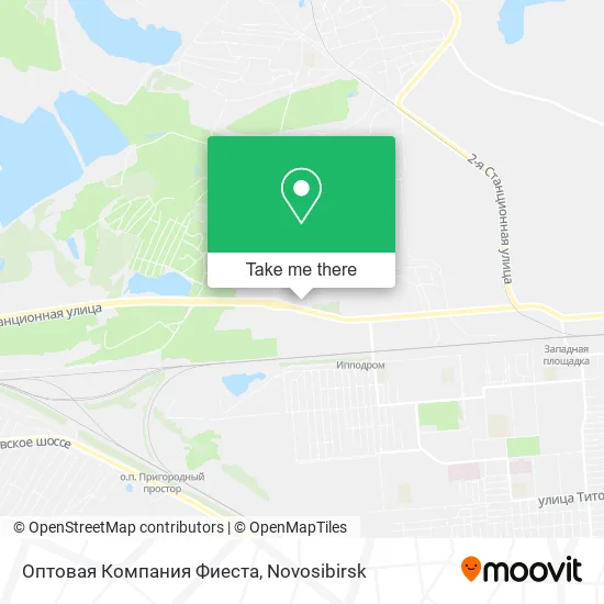 Оптовая Компания Фиеста map