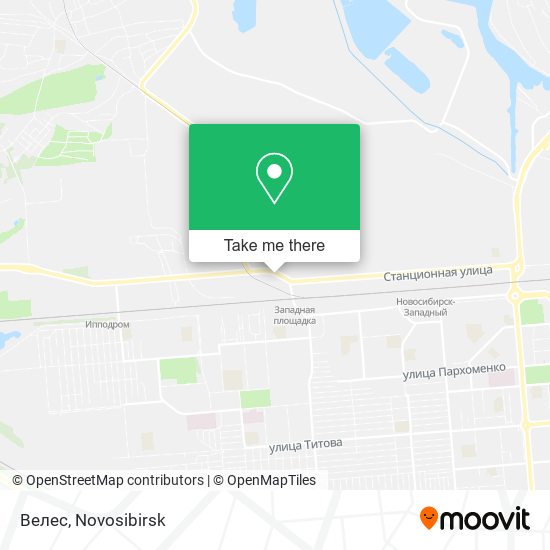 Велес map