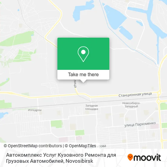 Автокомплекс Услуг Кузовного Ремонта для Грузовых Автомобилей map