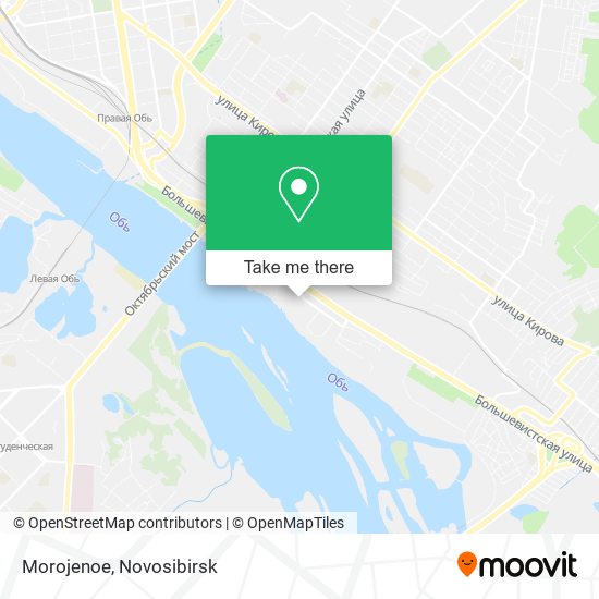 Morojenoe map