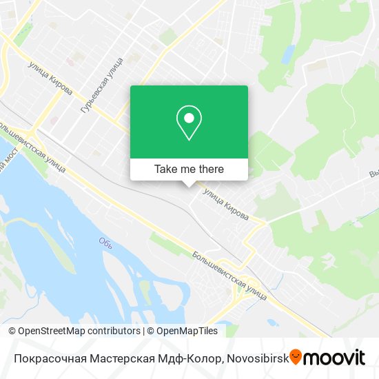 Покрасочная Мастерская Мдф-Колор map