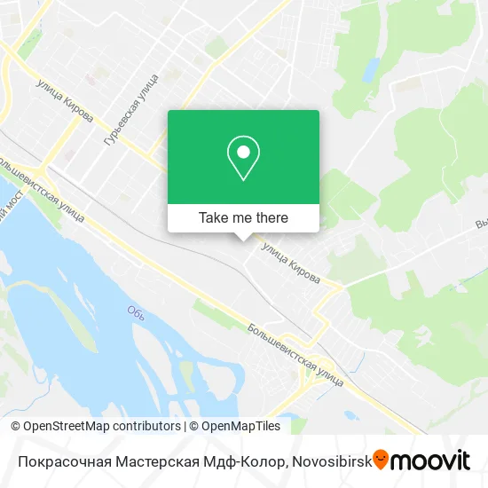 Покрасочная Мастерская Мдф-Колор map