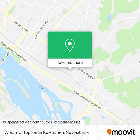 Атланта, Торговая Компания map