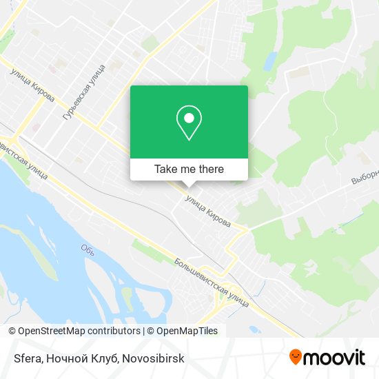 Sfera, Ночной Клуб map