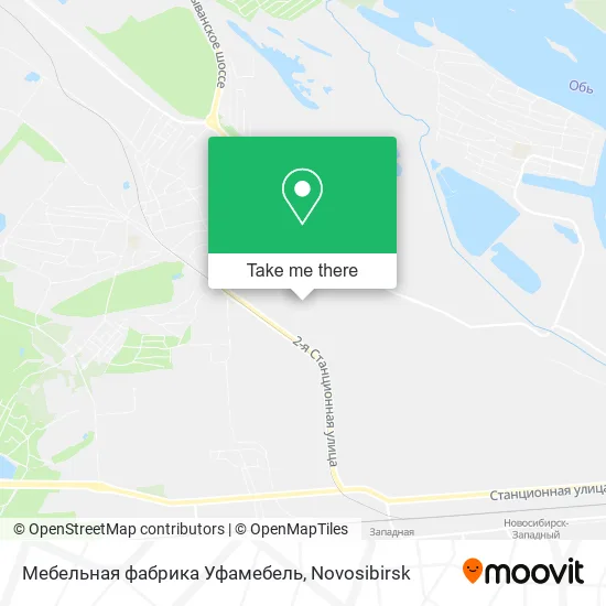 Мебельная фабрика Уфамебель map