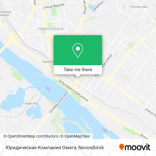 Юридическая Компания Омега map