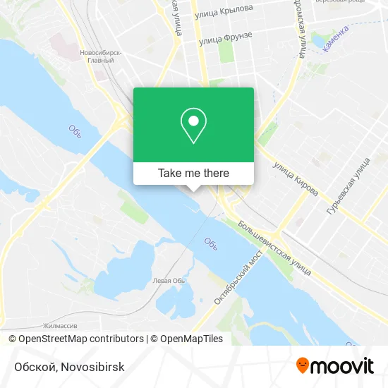 Обской map