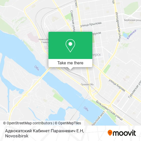 Адвокатский Кабинет Парахневич Е.Н map