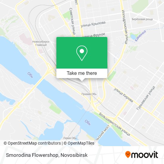 Smorodina Flowershop map