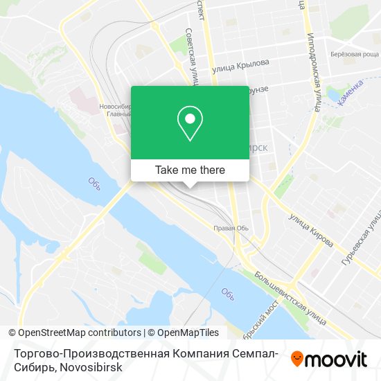 Торгово-Производственная Компания Семпал-Сибирь map