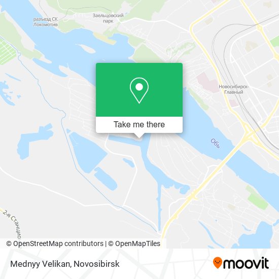 Mednyy Velikan map