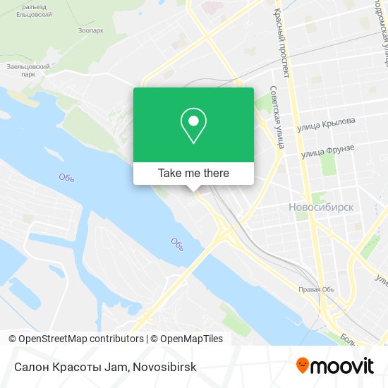 Салон Красоты Jam map