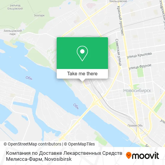 Компания по Доставке Лекарственных Средств Мелисса-Фарм map