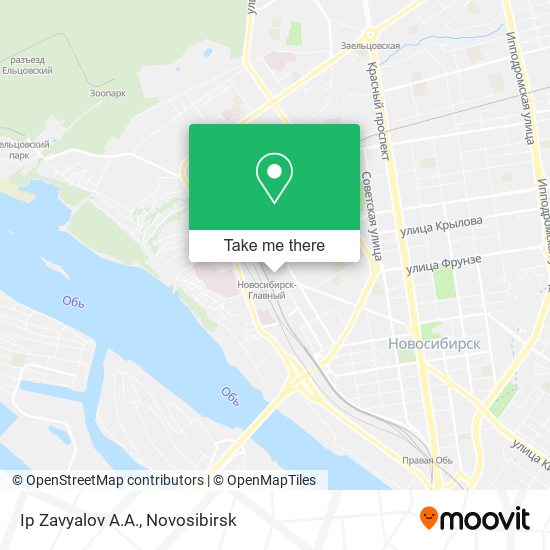 Ip Zavyalov A.A. map