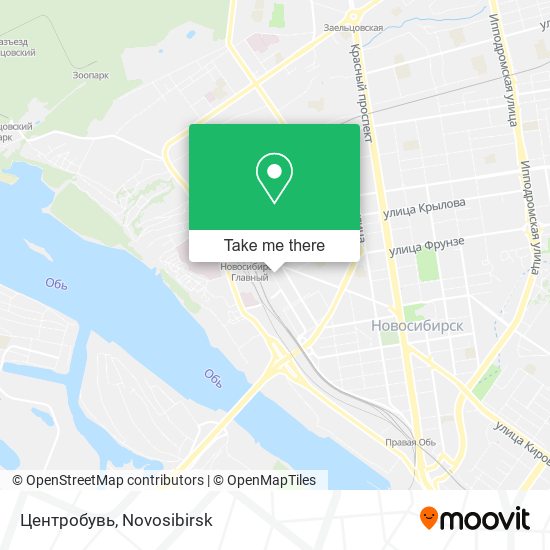 Центробувь map