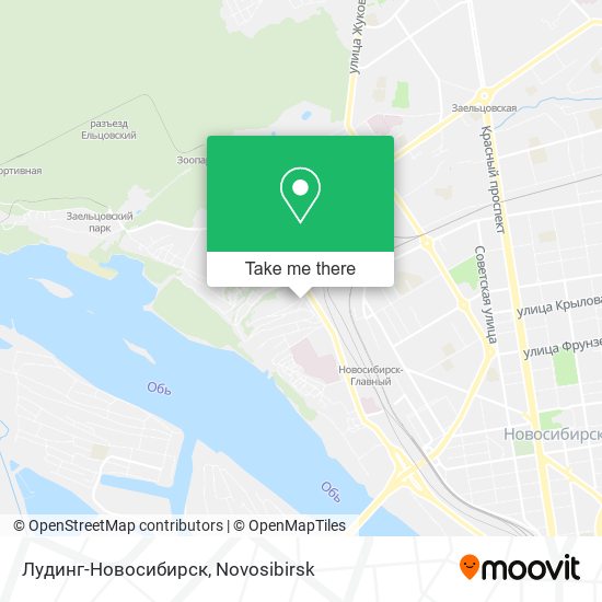 Лудинг-Новосибирск map