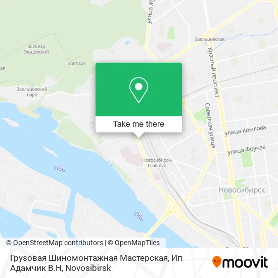 Грузовая Шиномонтажная Мастерская, Ип Адамчик В.Н map