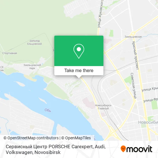 Сервисный Центр PORSCHE Carexpert, Audi, Volkswagen map