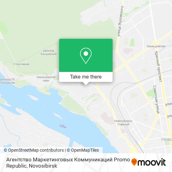 Агентство Маркетинговых Коммуникаций Promo Republic map