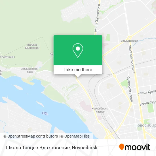 Школа Танцев Вдохновение map