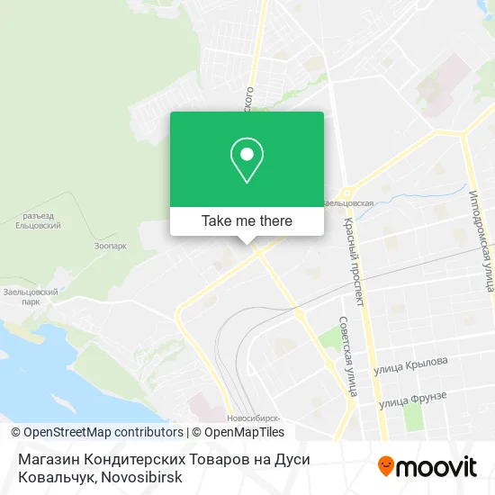 Магазин Кондитерских Товаров на Дуси Ковальчук map