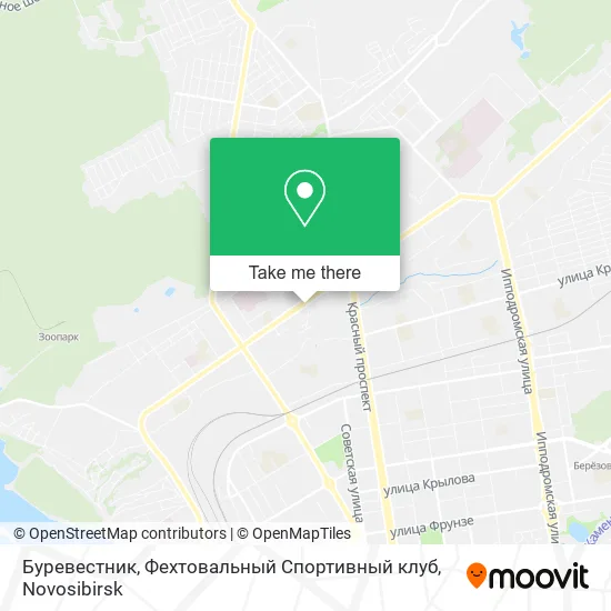 Буревестник, Фехтовальный Спортивный клуб map