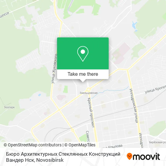 Бюро Архитектурных Стеклянных Конструкций Вандер Нск map